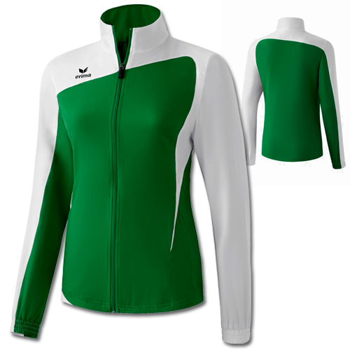Erima Damen Tennisjacke Trainingsjacke CLUB 1900 grün / weiß