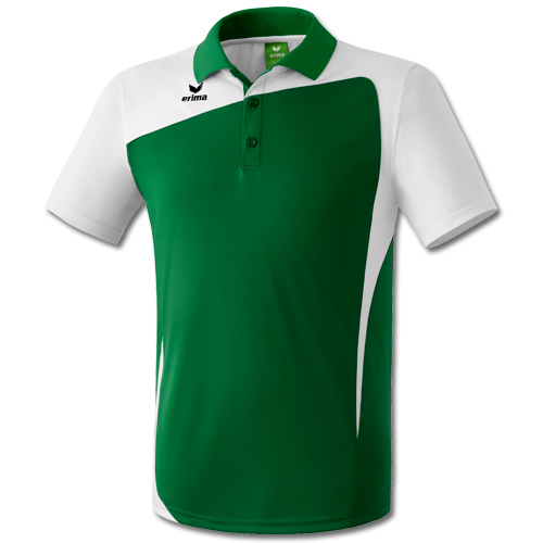 Erima Herren Tennisshirt Poloshirt CLUB 1900 grün / weiß