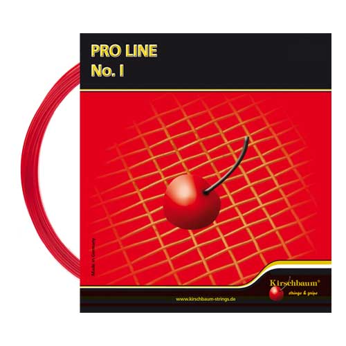 Kirschbaum Tennissaite PRO LINE No. I rot 12m