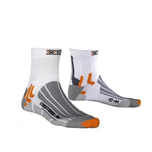 X-Bionic Unisex Socken X-Socks Street Biking weiß